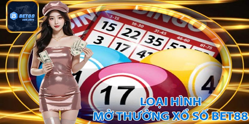 Các loại hình mở thưởng trong xổ số bet88